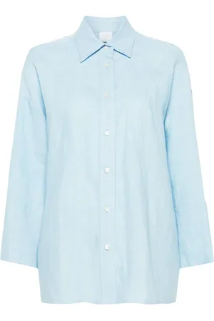 ELEVENTY Chemise en lin à épaules tombantes