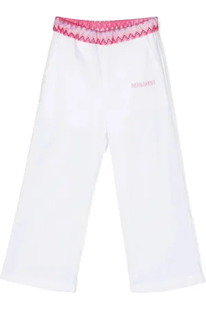 Missoni Pantalon de jogging à logo brodé
