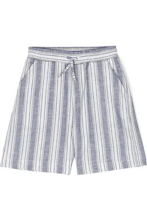 Paolo Pecora Short rayé à taille élastiquée