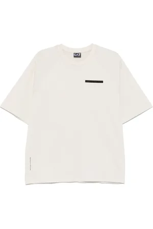 EA7 T-shirt en jersey de coton
