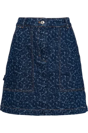 Maison Kitsuné Jupe courte en jean