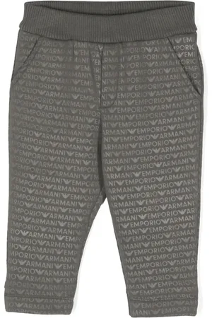 Emporio Armani Pantalon de jogging à logo imprimé