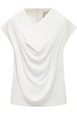 Calcaterra Blouse à détail drapé