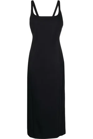 Emporio Armani Robe mi-longue à découpes