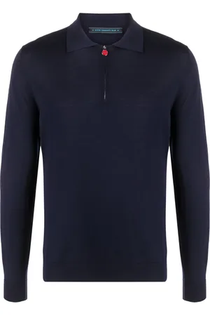 Kiton Polo en laine à col zippé