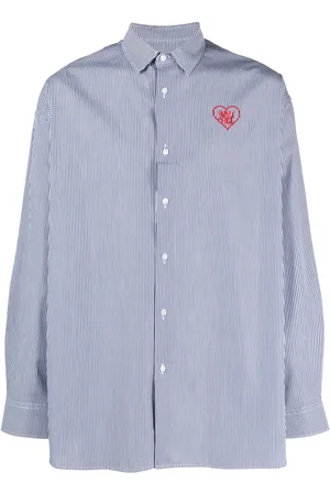 Family First Chemise rayée à logo brodé