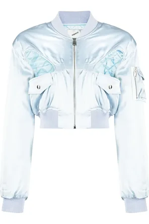 COPERNI Veste bomber crop à découpes