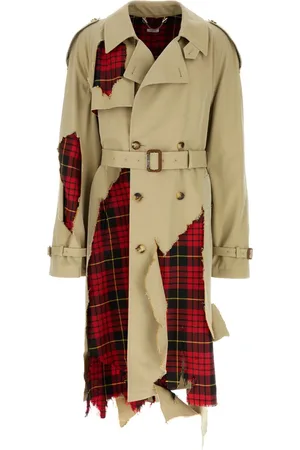 Alexander McQueen Trench ceinturé à boutonnière croisée