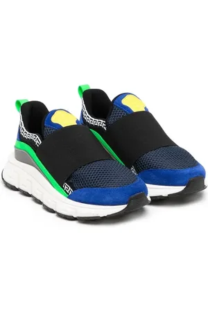 VERSACE Baskets à design colour block