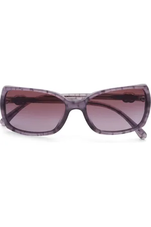 CHANEL Lunettes de soleil à monture oversize (années 2000)