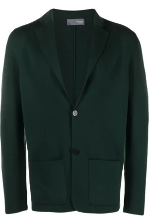DRUMOHR Blazer en laine mérinos à simple boutonnage