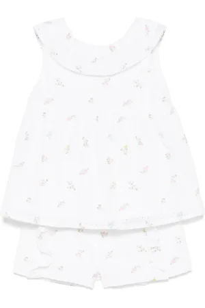 PATACHOU Ensemble short-haut en broderie anglaise