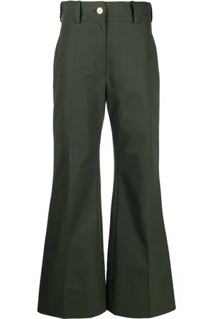 Patou Pantalon évasé à logo brodé