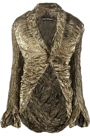 JUNYA WATANABE Blazer froissé à design ouvert