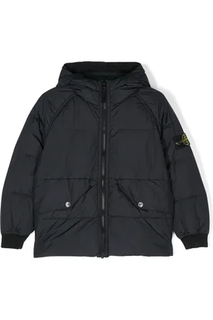 Stone Island Veste matelassée à patch logo