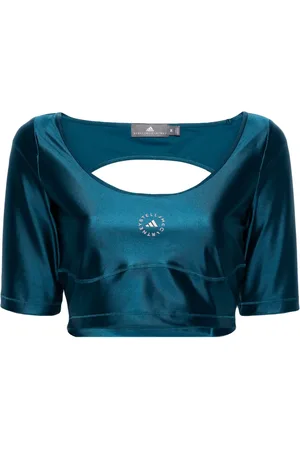 adidas Haut crop à dos ouvert