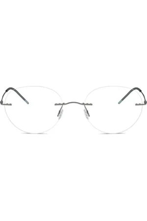 Giorgio Armani Lunettes de soleil rondes sans monture