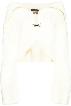 tout a coup Cardigan crop en maille épaisse