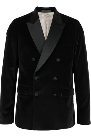 Paul Smith Blazer en coton à boutonnière croisée