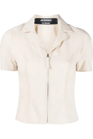 Jacquemus Chemise Tangelo à fermeture zippée