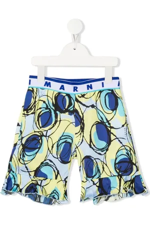 Marni Short de sport à imprimé abstrait
