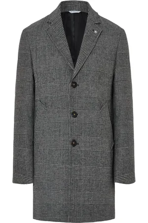 Manuel Ritz Manteau droit à simple boutonnage