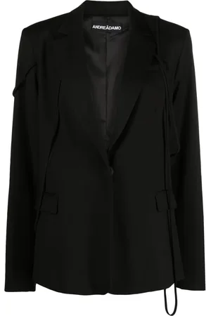 ANDREADAMO Blazer à détails superposés