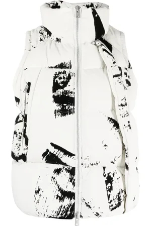 Y-3 Gilet matelassé à imprimé graphique