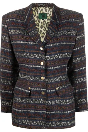 Jean Paul Gaultier Blazer à motif en jacquard (années 1990)