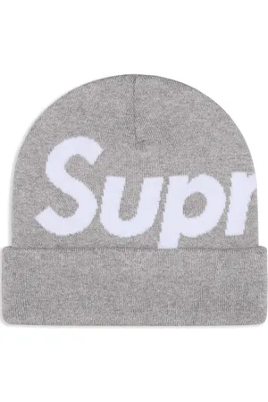Supreme Bonnet à logo en intarsia