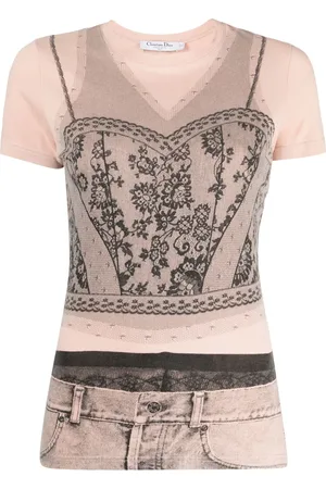 Dior T-shirt à imprimé trompe l