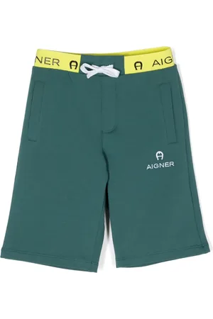Aigner Short en coton à logo brodé