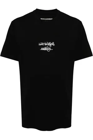 Maharishi T-shirt Distorted Dragon en coton