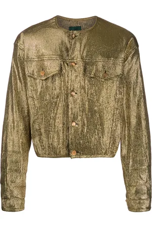 Jean Paul Gaultier Veste à effet métallisé