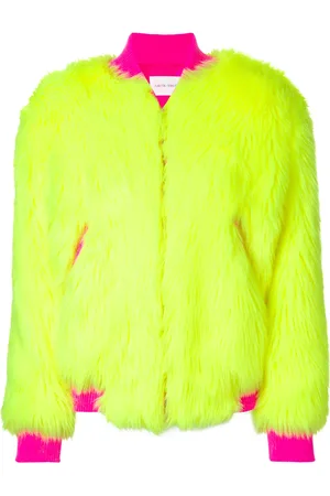 Alberta Ferretti Faux-fur bomber jacket