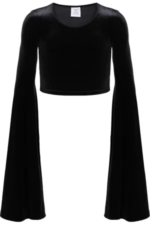 Vetements Haut crop en velours