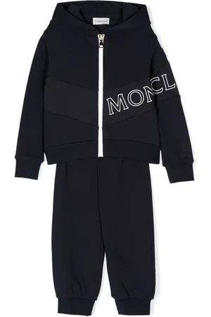 Moncler Survêtement en coton à logo imprimé