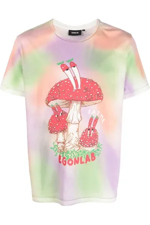 EgonLab T-shirt en coton à imprimé graphique