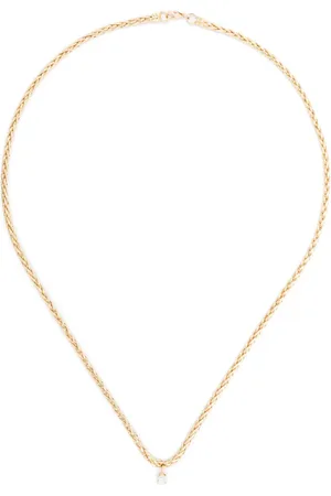 YVONNE LÉON Collier Collier Palmier Flottant en 18ct pavé de diamants
