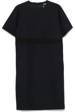 CHANEL Robe mi-longue en laine (années 1990)