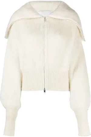 Sa Su Phi Cardigan zippé à manches bouffantes