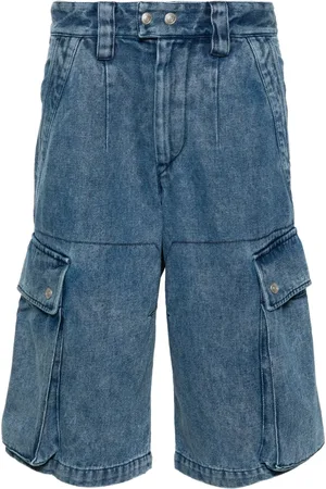 Isabel Marant Short en jean Tejelo à poches cargo