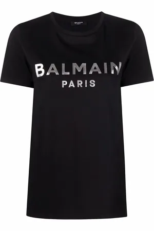 Balmain T-shirt à logo imprimé
