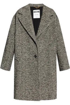 Moschino Manteau à motif de chevrons