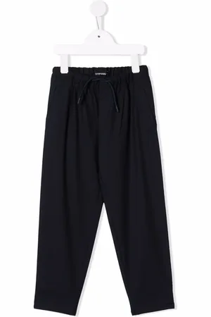 Emporio Armani Pantalon droit à lien de resserrage