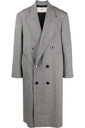 Ami Manteau croisé à motif de chevrons