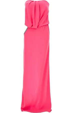 Nué Notes Robe longue à ornements strassés