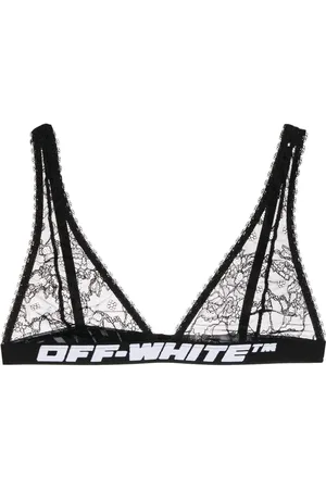 OFF-WHITE Soutien-gorge triangles à bande logo