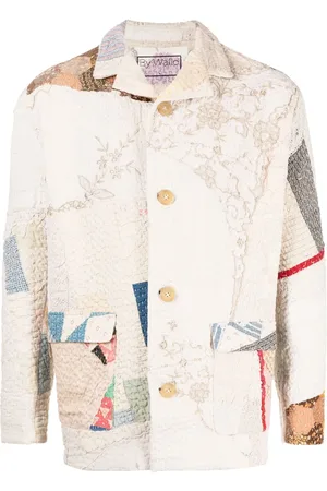 BY WALID Veste Noah à design patchwork