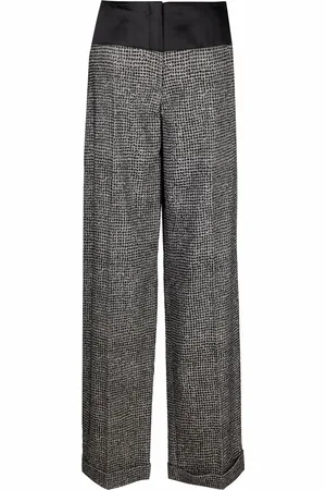 Gianfranco Ferré Pantalon ample à motif géométrique (années 1990)
